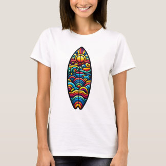 colorful surfboard T-Shirt