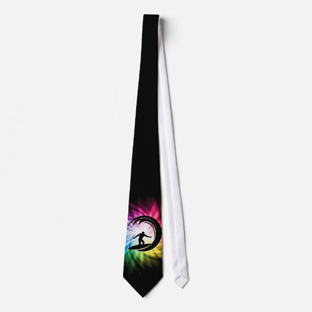 Colorful Surfing Tie (Front)
