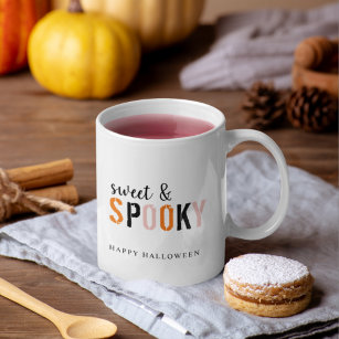 Colorful Sweet And Spooky   Happy Halloween  Coffee Mug