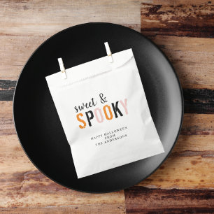 Colorful Sweet And Spooky   Happy Halloween  Favor Bag