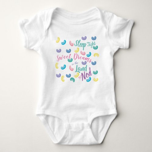 Colorful Sweet Candy Dreams Baby Bodysuit