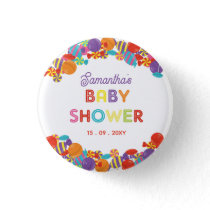 Colorful Sweet Fun Candy Baby Shower Button