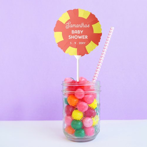 Colorful Sweet Fun Candy Theme Baby Shower Balloon