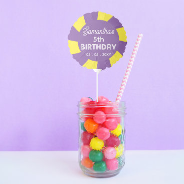 Colorful Sweet Fun Candy Theme Birthday Party Balloon