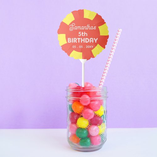 Colorful Sweet Fun Candy Theme Birthday Party Balloon