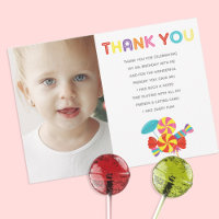 Colorful Sweet Fun Candy Theme Birthday