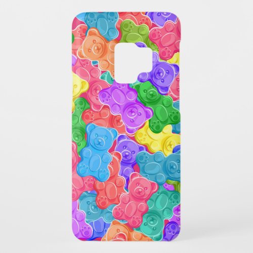 Colorful sweet jelly bears gummy candies Seamles Case_Mate Samsung Galaxy S9 Case