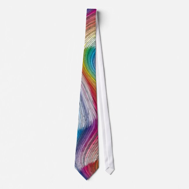 Colorful Swirl Tie (Front)