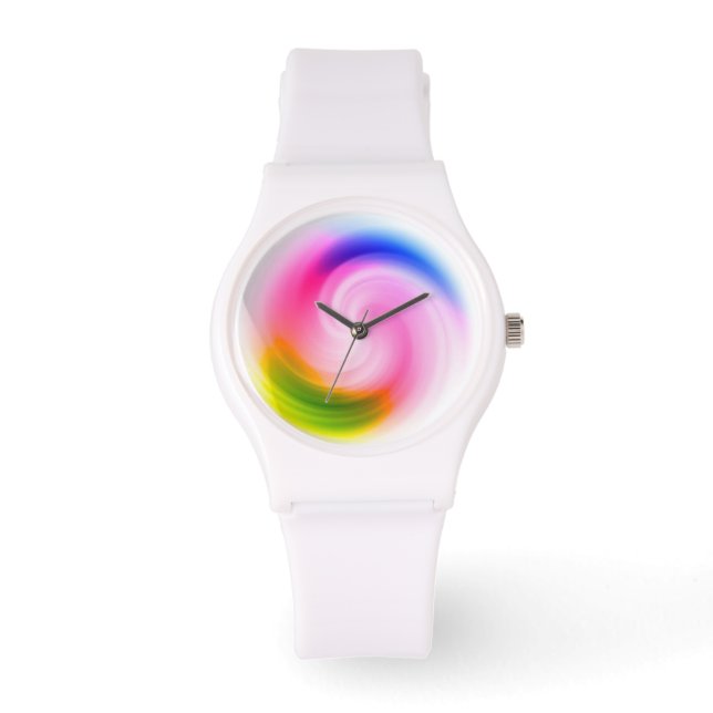 Colorful Swirl Watch (Front)