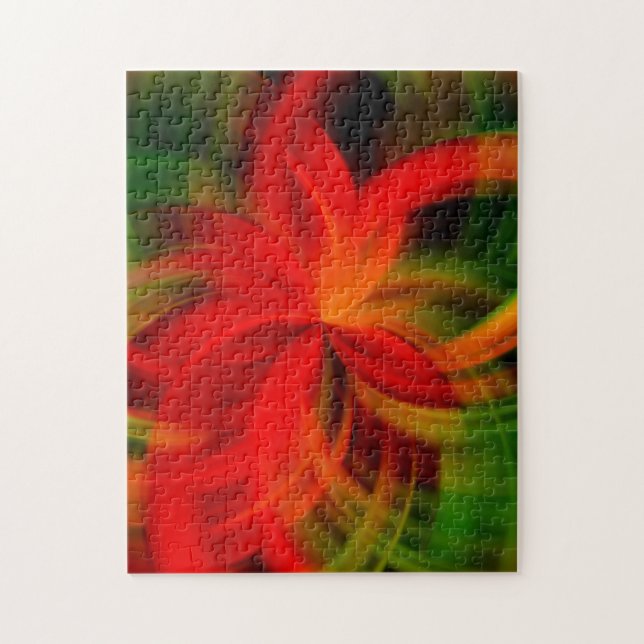 Colorful Swirls Abstract Art Jigsaw Puzzle (Vertical)