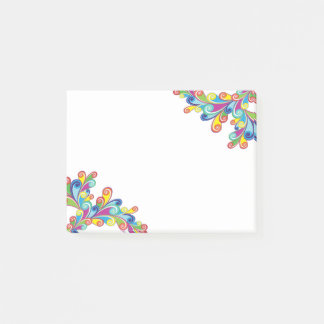 Colorful Swirls Post-it® Notes