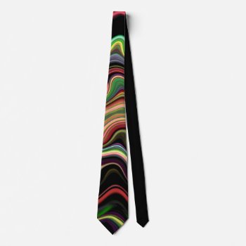 Colorful Swirls Tie by LivingLife at Zazzle