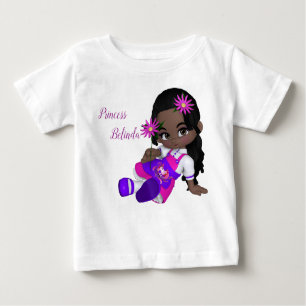 Colorful Swirly Cutie-Pie Baby T-Shirt