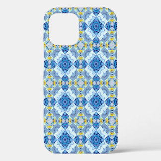 Colorful symmetrical seamless pattern, design in b iPhone 12 case