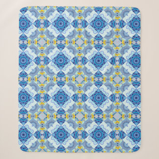 Colorful symmetrical seamless pattern, design in b sherpa blanket