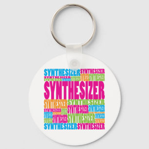 Colorful Synthesizer Keychain