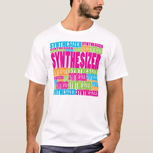 Colorful Synthesizer T-Shirt (Front)