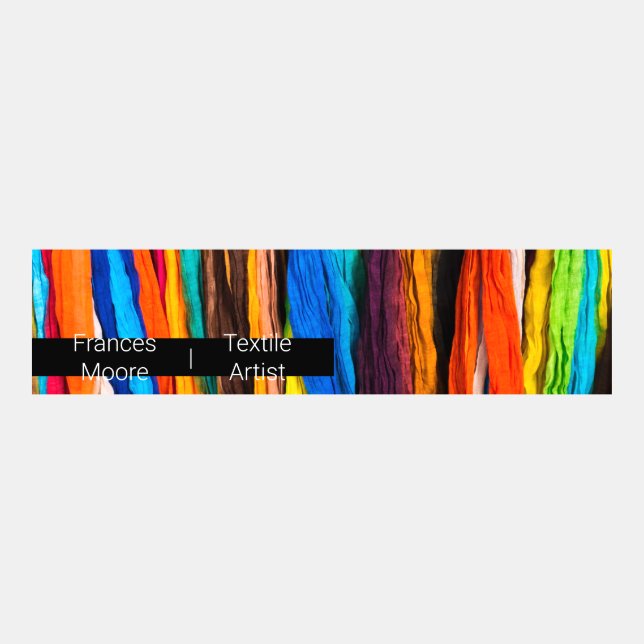 Colorful Synthetic Materials LinkedIn Background (Front)