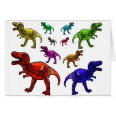 Colorful T-Rex (Front Horizontal)