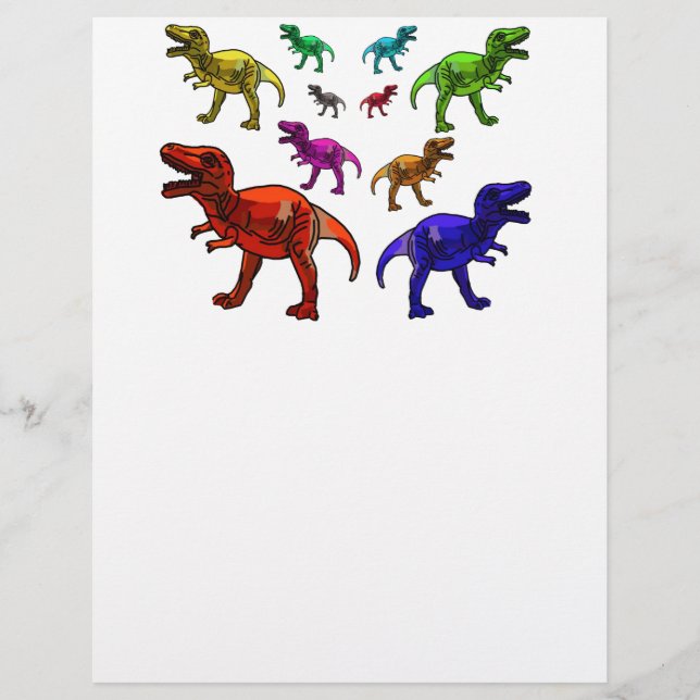 Colorful T-Rex (Front)