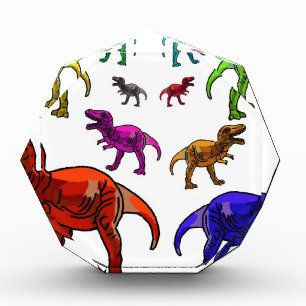 Colorful T-Rex Award