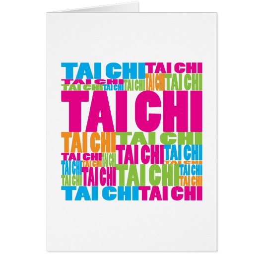 Colorful Tai Chi Cards (Front)