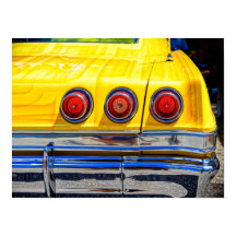 Colorful tail lights