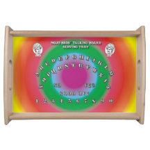 Colorful Talking Board Serving Tray