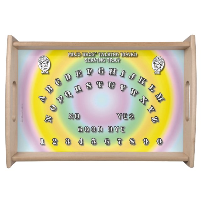 Colorful Talking Board Tray - Pastel (Front)