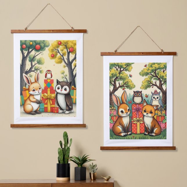 Colorful Tapestries for Kids' Rooms (Asymmetrical)