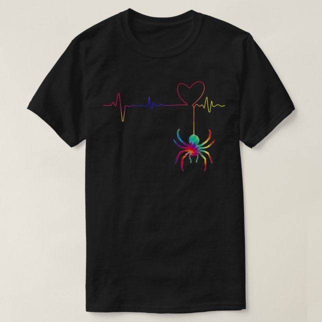 Colorful Tarantula  Arthropod Arachnid Spider Love T-Shirt (Design Front)