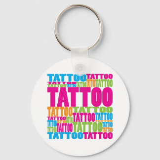 Colorful Tattoo Keychain