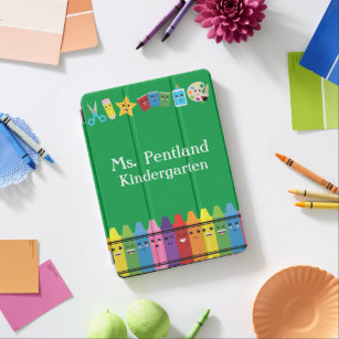 Colorful Teacher Classroom iPad Air Cover