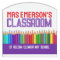 Colorful Teachers Classroom Welcome Door 