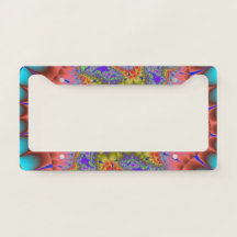 Colorful Teal, Pink and Green Fractal