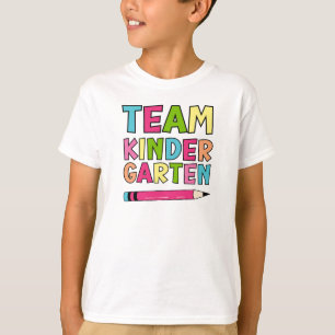 Colorful Team Kindergarten – First day of school T-Shirt