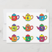 COLORFUL TEAPOTS (Front)