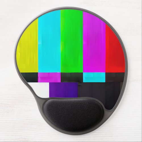 Colorful Technical Difficulties Rainbow Colors Gel Mouse Pad