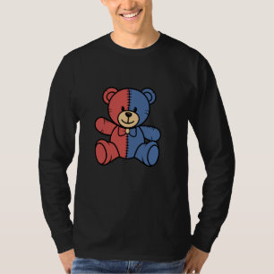 Colorful Teddy Bear Design Gift for Adults Men Wom T-Shirt