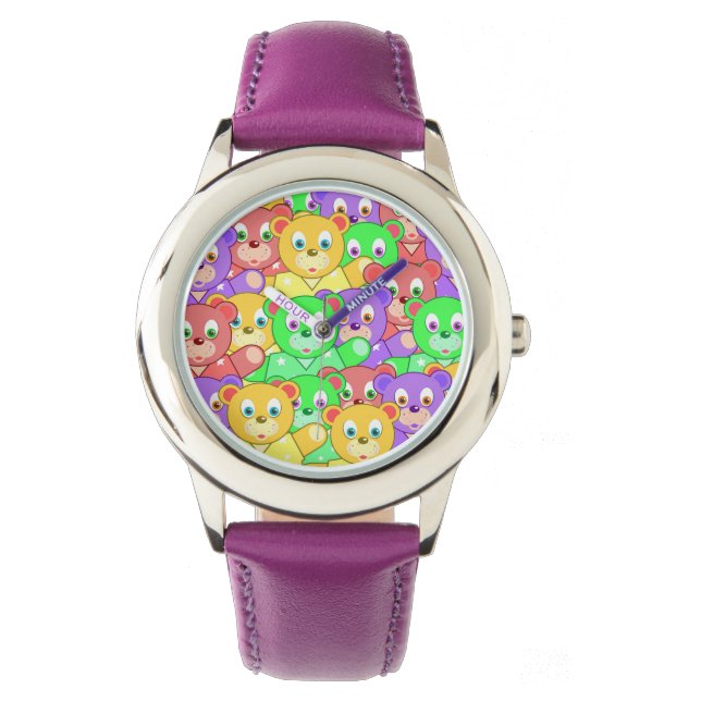 COLORFUL TEDDY BEARS WATCH (Front)