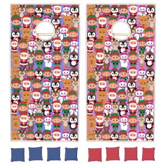 Colorful Teddy Christmas with Many Professions