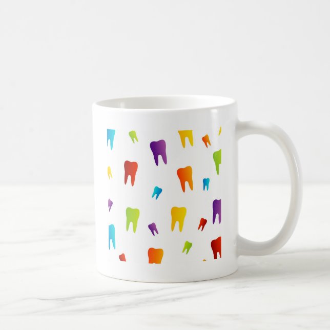 Colorful teeth coffee mug (Right)
