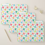 Colorful Teeth Pattern File Folder