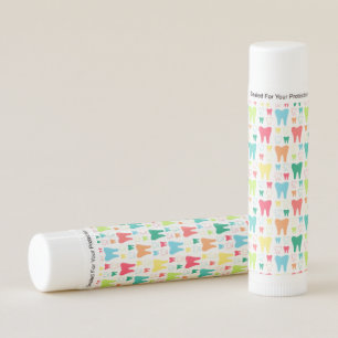 Colorful Teeth Pattern Lip Balm