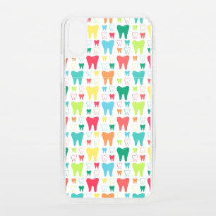 Colorful Teeth Pattern iPhone XS Case