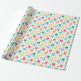 Colorful Teeth Pattern Wrapping Paper
