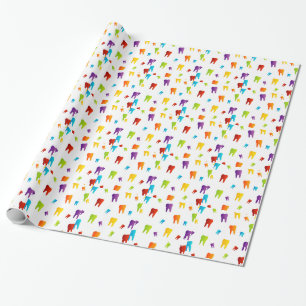 Colorful teeth wrapping paper