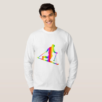 Colorful Telemark Rainbow Long Sleeve T-Shirt