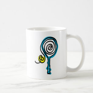 Colorful Tennis Spiral Rope Coffee Mug