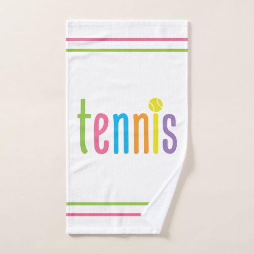 Colorful Tennis Towel